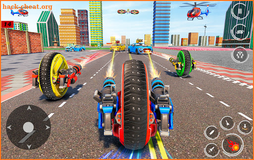 Spider Wheel Robot Game – Drone Robot Car Games 3D screenshot
