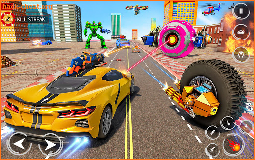 Spider Wheel Robot Game – Drone Robot Car Games 3D screenshot