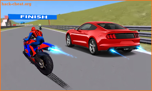 Spiderman Car Vs Bike Race Ultimate screenshot