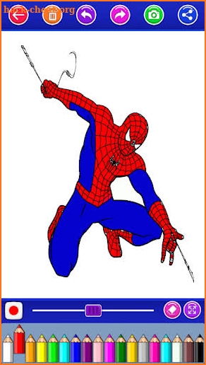 Spiderman Coloring screenshot