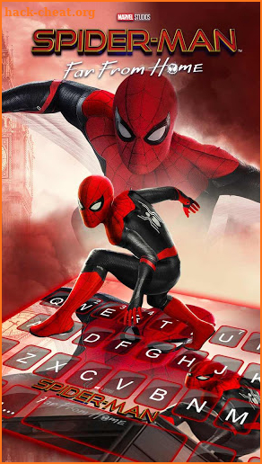 Spiderman Far From Home Keyboard Theme screenshot
