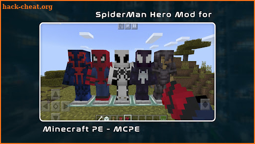 SpiderMan Hero Mod Minecraft screenshot