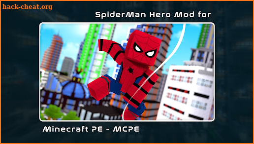 SpiderMan Hero Mod Minecraft screenshot