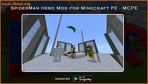 SpiderMan Hero Mod Minecraft screenshot