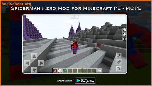 SpiderMan Hero Mod Minecraft screenshot
