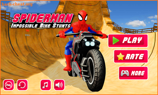 Spiderman Impossible Track Bike Stunts screenshot