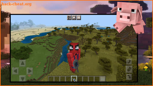 Spiderman Minecraft Game Mod screenshot