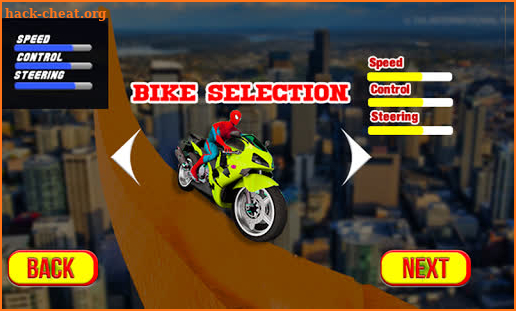 Spiderman Racing Fever Bike Stunt screenshot