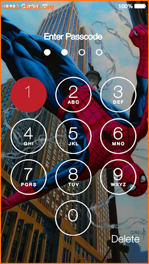 Spidey Homecoming Lock Screen screenshot