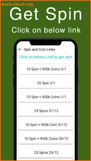 Spin and coin links daily screenshot