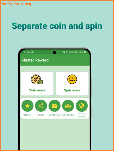 Spin and Coin news - free spins and coins daily screenshot