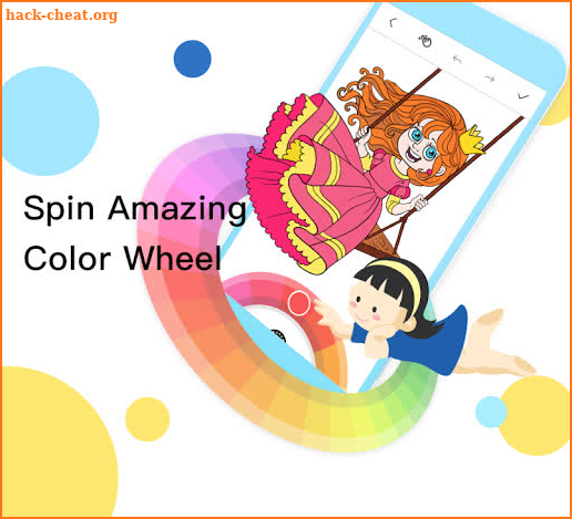 Spin Coloring 2019: Coloring Pages via Wheel Spin screenshot