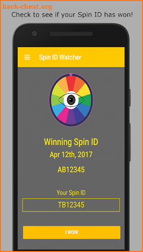 Spin ID Watcher screenshot