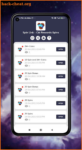Spin Link - CM Rewards Spins screenshot