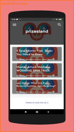 Spin Master prizesland rewards screenshot