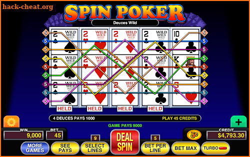 Spin Poker Casino screenshot