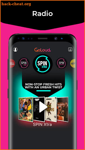 SPIN Radio App screenshot