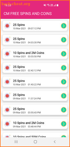 Spin Rewards - CM Free Spins and Coins screenshot