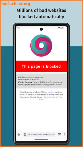 SPIN Safe Browser: Web Filter screenshot