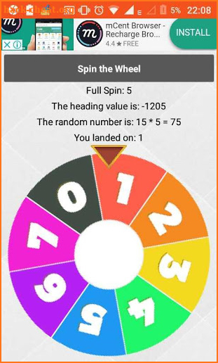 Spin the Wheel Game|| Casino || Random Number screenshot