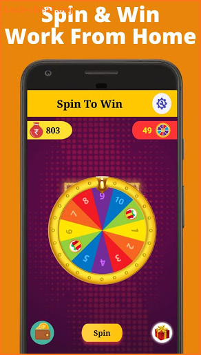 Spin To Win | Earn Money | Work From Home screenshot