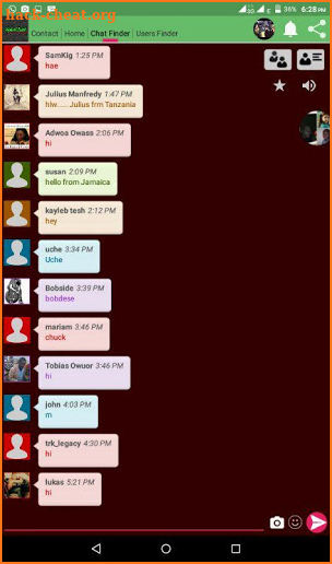 SpinChat screenshot