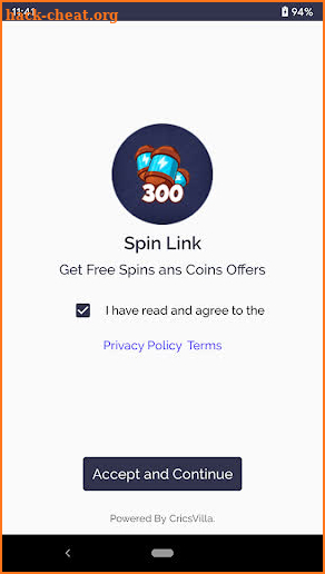 SpinLink - Spins and Coins Offers screenshot