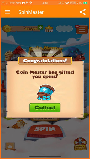 SpinMaster - Free Spins and Coins. screenshot