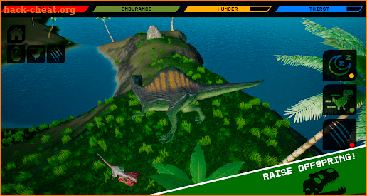 Spinosaurus games 3d : Dinosaur simulator dino sim screenshot