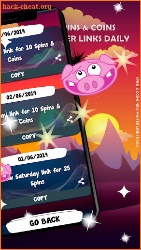 Spins and Coins Master Links Daily Coins & Spins screenshot