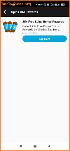 Spins CM Rewards screenshot