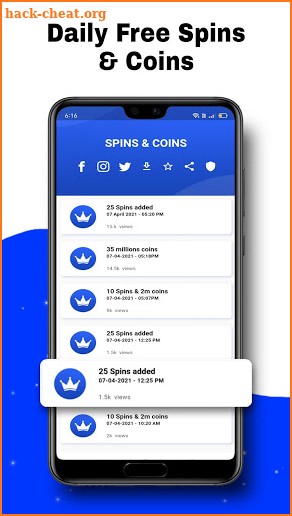 Spins Rewards - Daily Free Spins and Coins screenshot