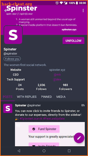 Spinster screenshot