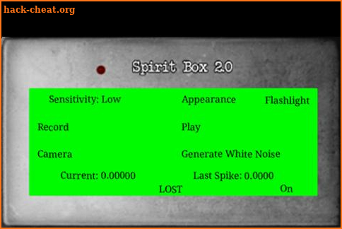 Spirit Box 2.0 EMF EVP GHOST screenshot