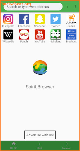 Spirit Browser screenshot