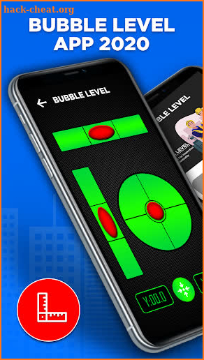 Spirit level and bubble level Meter screenshot
