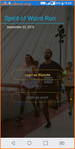 Spirit of Wipro Run screenshot