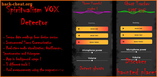 Spiritualism VOX Detector screenshot