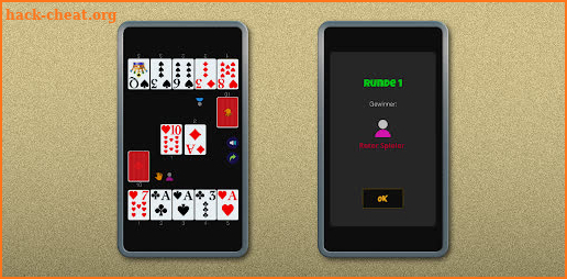 Spit  - a card game screenshot