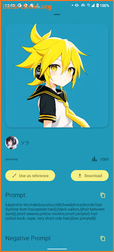 Splash - Anime AI Artwork Gen screenshot