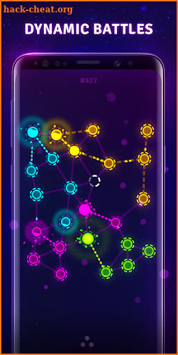 Splash Wars - glow space strategy game screenshot