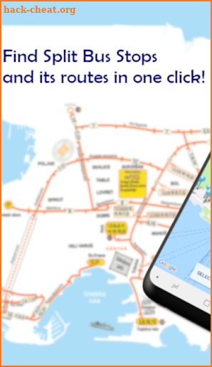 Split Bus Stops and Routes Offline Map screenshot
