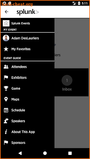 Splunk Events screenshot