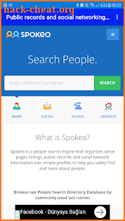 Spokeo Search screenshot