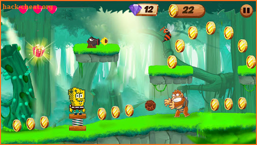Sponge Adventure Jungle Dash screenshot