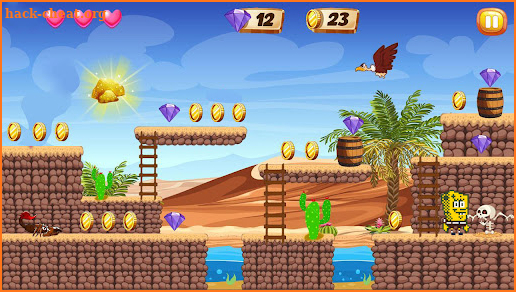 Sponge Adventure Jungle Dash screenshot