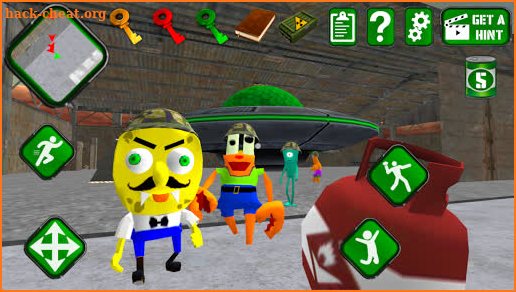 Sponge Area 51. Neighbor Escape Alien Base Secret screenshot