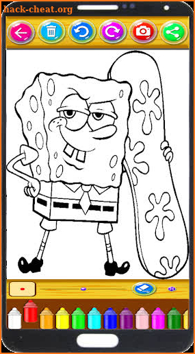 Sponge Bob Coloring Book Pages screenshot