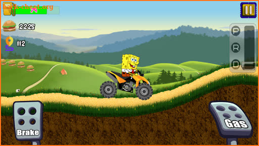 Sponge Car Hill Racing screenshot