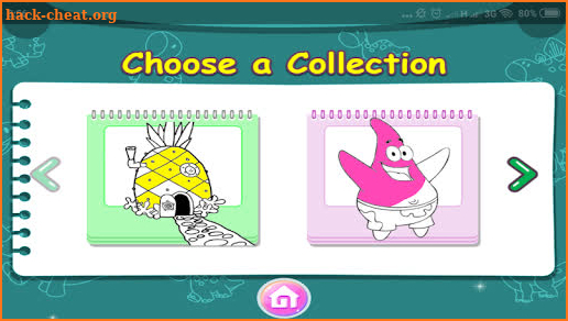 sponge coloring star fish screenshot